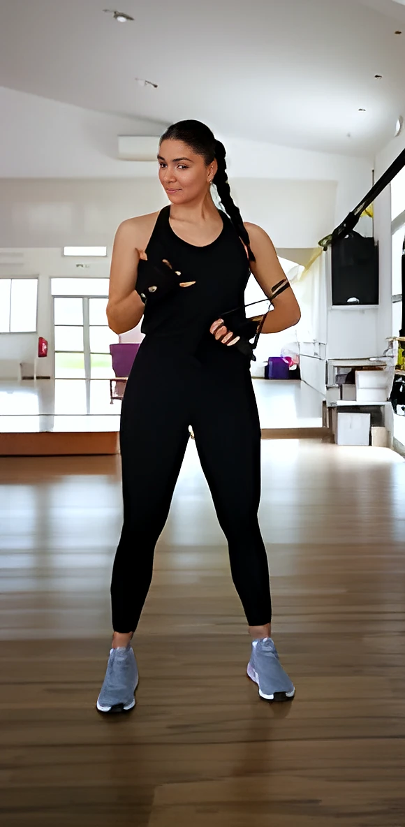 Joanna Phivou, owner, head coach and personal trainer at Rewell Emotion Fitness in Peyia