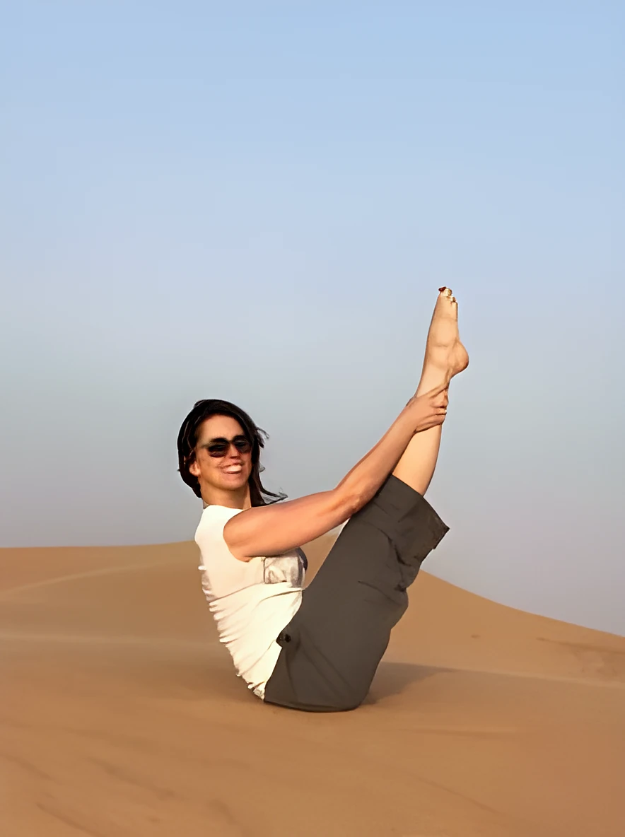 Saskia West, certified Stott Pilates instructor in Peyia