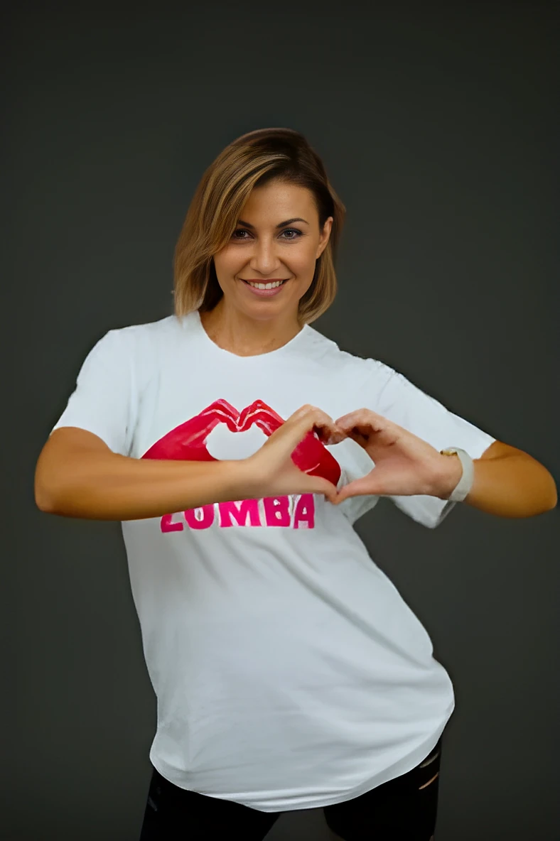 Victoria Chapidou, licensed Zumba instructor in Peyia